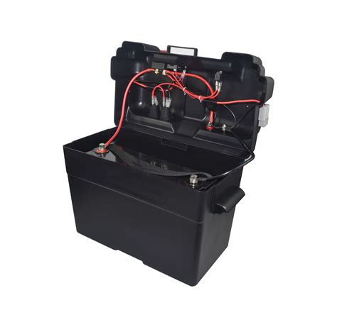 electric outboard motor battery box|Smart Battery Box for 12V Marine Battery .